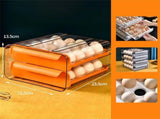 Egg Drawer Double Layer Toxic Free Transparent Thicken Large Capacity Egg Storage Box with Handle V1294-YM0523-3117220048012