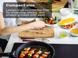 EUROCHEF Induction Benchtop Cooktop, 2000W, 9 Heat Levels, Fast Electric Portable Cooker, Touch V219-COKICTEC25PA