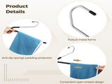20PCS Open Ended Pants Hangers, Non-Slip Sponge Padded Hangers, Heavy Duty Metal Pants Hangers, V1192-AZ-W-18336