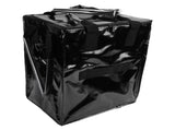 Grocery Bag On Wheels Collapsible Shopping Grocery Bag with Wheels for Laundry Camping Moving Black V1294-YM0901-3117250215313