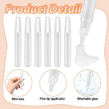 50 Pcs Art White Glue-Stick Pens, Quick Dry -Glue Pens Precise Apply Liquid Glue Pens Classroom V1369-AZ3-W-11460