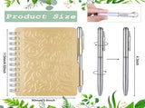 2 Pack Portable Password Notebook, Password Organizer Notebook Elegant Pattern Password Book Keeper V1259-DP01-A-3236