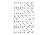 Stainless Steel Hanging S Hooks 12cm X 6cm 25 Pieces V637-DP1175900-25