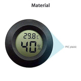 10-Pack Hygrometer Thermometer Digital LCD Monitor Humidity Meter Gauge for Humidifiers V1192-AZ-W-23079