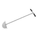 Manual Lawn Edger with Saw Tooth Blade Half Moon Edger Lawn Tool with T Grip Handle for Cleaning V1294-YM0706-3111230192511