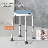 VEVOR Chair 360 Degree Rotating, Adjustable Height Stool Seat, Bath Chair for Inside V952-QTLYZYYXFSLHE5HTXV0