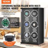 Watch Winder, Watch Winder for 6 Men's and Women's Automatic Watches, with 6 Super Quiet Japanese V952-SBZDSLH6Z0009EZVIV3