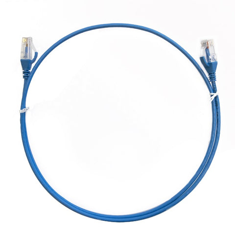 8WARE CAT6 Ultra Thin Slim Cable 30m - Blue Color Premium RJ45 Ethernet Network LAN UTP Patch Cord V177-L-CBAT-CAT6THINBL-30M