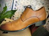 Massa Ascoli Leather Derby Dress Lace Up Shoes Wedding Business Formal in Tan - UK 10 V563-ASCOLI-TAN-UK10