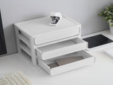 Storage Drawer Multi Layers Stackable Dustproof Desktop Storage Box Organizer for Student Dormitory V1294-YM0521-3117230084711