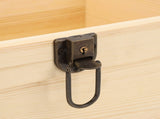 Desktop Wooden Storage Box Multifunctional Wood Container Box with Lock and Keys for Sundries V1294-YM0901-3117240165811