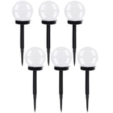 6 Pack Solar Powered Garden Stake Lights with Automatic Dusk to Dawn Sensor, IP44 Weatherproof Path V1189-LC-KF-00023