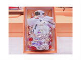 Purple Baby Bear Handmade Luxury Diamond Insulated Water Bottle Bling Rhinestone 304 Stainless V888-ELOSUNG49989
