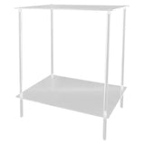 Side Table Acrylic 2 Tier Simple Lightweight Modern Bedside Table for Living Room Bedroom V1294-YM0901-3116240024911