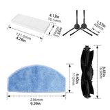HEPA Filter Sweeper Side Brush Roller Brush Mopping Pads for G8000 G8000Pro V1189-LWWAL-20260327-04974