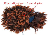 Gradient Curly Headscarf Wig For Small Heads PRL-7012739550DBT