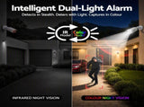 UL-Tech 4CH 5MP PoE NVR Security System, 4 Cameras, Dual-Light Colour Night Vision, Two-Way Audio, CCTV-POE-4C-4S-WH