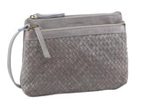 Pierre Cardin Woven Ladies Crossbody/ Clutch Bag - Sky Blue V563-PC-3283-SBLUE