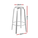 Gardeon 2x Outdoor Bar Stools Aluminum FF-CHAIR-AL82-X2