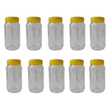 10x 1Kg Plastic Honey Jars Lids - Round Clear Food Grade Packaging Containers V238-SUPDZ-32706820800592