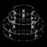 35 Holes Lollipop Stand 3 Tiered Round Acrylic Transparent Candy Display Holder Party for Birthday V1370-AZ4-12738