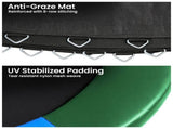 Kahuna 8ft Replacement Trampoline Safety Pad Cover and Jumping Spring Mat - Rainbow KAH-PDMAT-08-RB