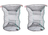 2PCS Collapsible Cast Net Fishing Net Lobster Shrimp Crab Trap Portable Folding Fishing Accessories V1294-YM0901-3111200154911