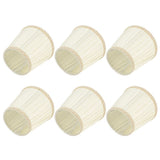 6Pcs Fabric Cloth Lampshade Lamp Cover Replacement for E14 Chandelier Wall Lamps Beige V1294-YM0901-3119200096411