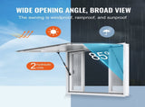 Concession Window for Food Truck, 1220x915 mm Aluminum Alloy Service Window, Up to 85 Degrees V952-SCFWCK4836YCMH67OV0