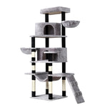 i.Pet Cat Tree 161cm Tower Scratching Post Scratcher Wood Condo House Play Bed PET-CAT-APS021-GR