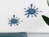 Creative Splatter Design Wall Clock - Silent Movement, Modern Decorative Timepiece V888-ELOSUNG35426