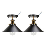 E27 Ceiling Light Industrial Black Wrought Iron Ceiling Lamp for Farm Kitchen Corridor 85240V V1294-YM0523-3119220032911