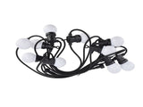 G50 Bulb String Light 5M 10LED White Globe Bulb Decorative Lamp for Outdoor Courtyard Garden Warm V1294-YM0901-3119210130712