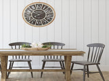Distressed Grid Wall Clock 68x68cm V637-56002CLK