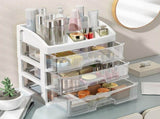 Desktop Organizer 3 Drawer Clear Plastic Desk Storage for Office Stationary Makeup Organizer V1294-YM0703-3117230119011