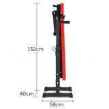 Adjustable Weight Bench Fitness Home Multi Gym Flat Press Incline Squat Rack V610-WEIBEN