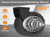 Foldable Shopping Cart, made of 600D waterproof Oxford fabric, equipped with all-terrain silent V1102-ZDGWL001