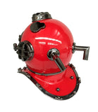 US Navy Mark V Diving Helmet Red V440-DH103C