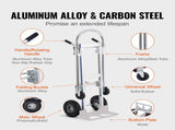 Aluminum Truck, 2 in 1, 363 kg Max Load Capacity, Heavy Duty Industrial Convertible Folding V952-DGNSTHC800BEQ4JJTV0