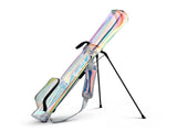 Everfit Golf Stand Bag Lightweight Sunday Pitch And Putt Bag Holographic GOLF-B-BAG-LIGHT-B-C