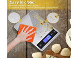 Kitchen Scale Durable Lightweight Electronic Scale Stainless Steel Fast Digital Weight Measure Tool V1263-JX-2445