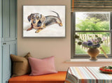Reggie The Dog Artwork 80cm V637-E592616