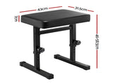Alpha Piano Bench Adjustable Seat Heavy Duty H-Shape Piano Stool Black PSTOL-E-HS43-BK