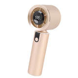 Handheld Travel Fan Colorful Ambiance Lights High Speed Low Noise Portable Handheld Fan for Outdoor V1294-YM0901-3113250069811