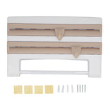 Plastic Wrap Storage Rack Cling Film Dispenser Cutter Paper Towel Holder Kitchen SuppliesKhaki V1294-YM0901-3118210131412