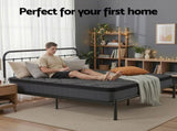 Giselle Bedding Double Mattress 25cm Pocket Spring Latex Euro Top Medium Firm Bed MATTRESS-D-NOIR-25-D