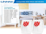 20 Pack 3D Airclean GN Vacuum Cleaner Bags and 20 Pack FJM Vacuum Bags Compatible with Miele V1258-DP02-C-1056