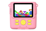 Instant Print Camera for Kids Zero Ink Print Photo Camera with 32G TF Card-Pink V1263-JX-7689-3