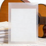 Transparent Plastic Sheet Music Protectors Document Sleeves 50 Pack V1366-AZ2-W-24785