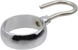 Stainless Steel Closet Rod Hook Robe Tube Hook Wardrobe Hooks for Hanging, Fit for32mm/1.26" Dia Rod V1258-DP02-C-3130